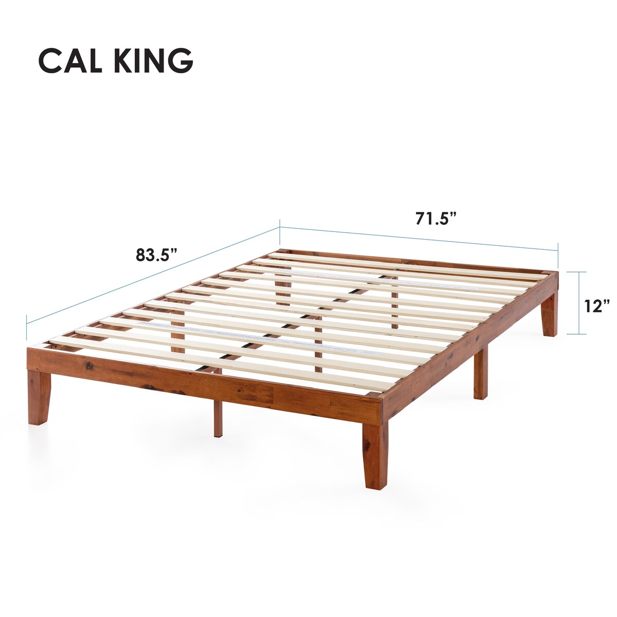 12 Classic Solid Wood Platform Bed Frame