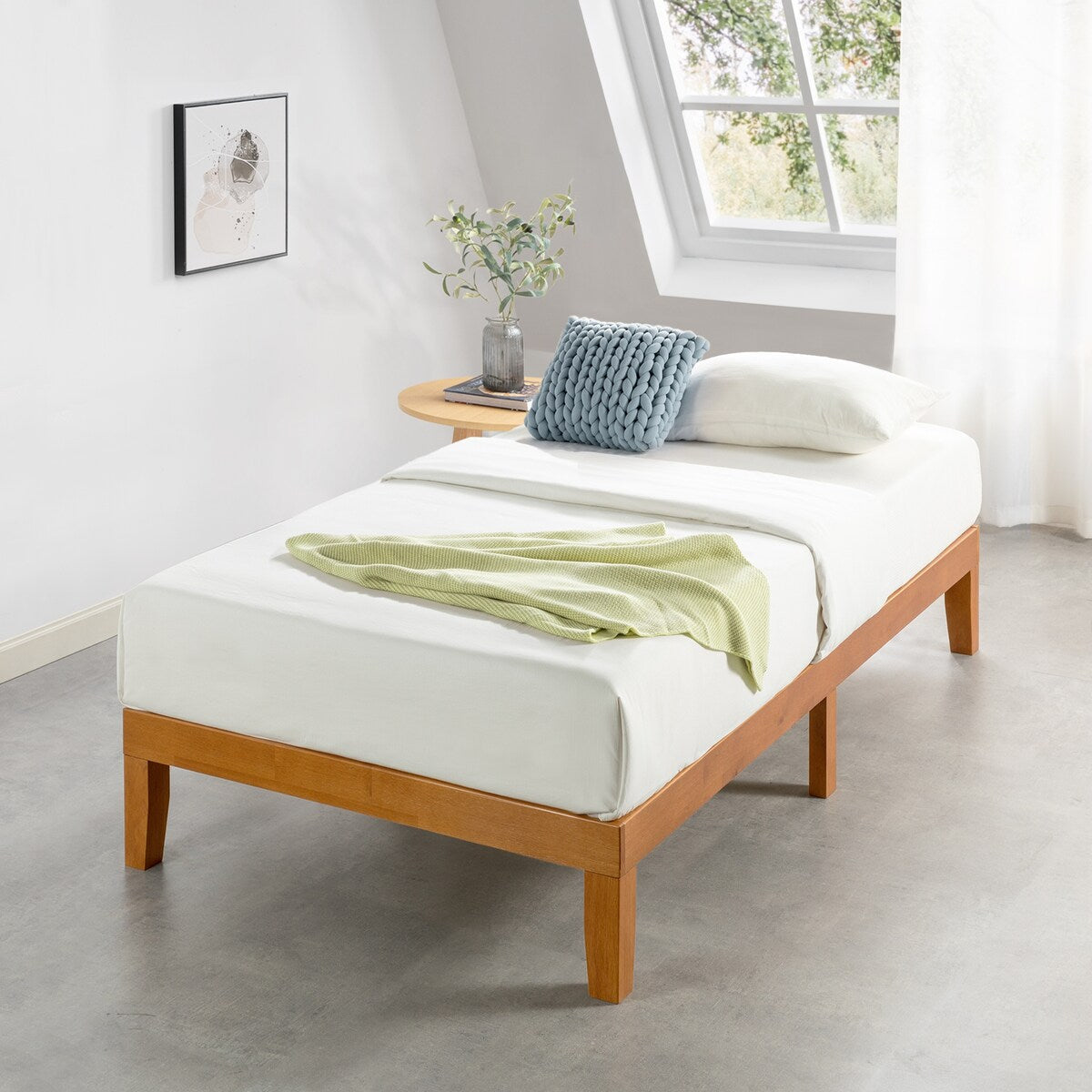 12 Classic Solid Wood Platform Bed Frame