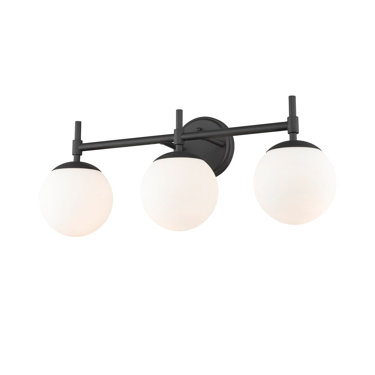 929 Lighting 3 Light Bathroom Vanity Fixture in Multiple Finishes with Opal Glass Shades
