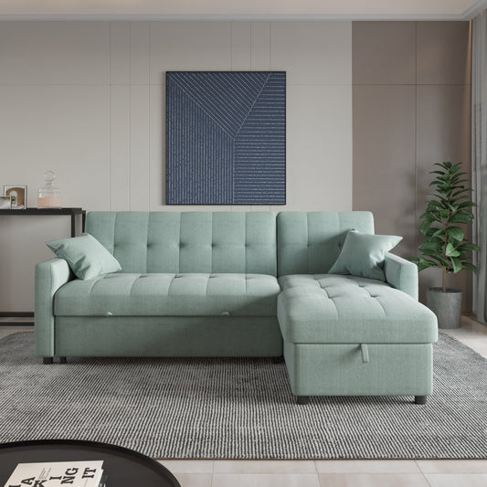 82'' Wide Reversible Sleeper Sofa & Chaise