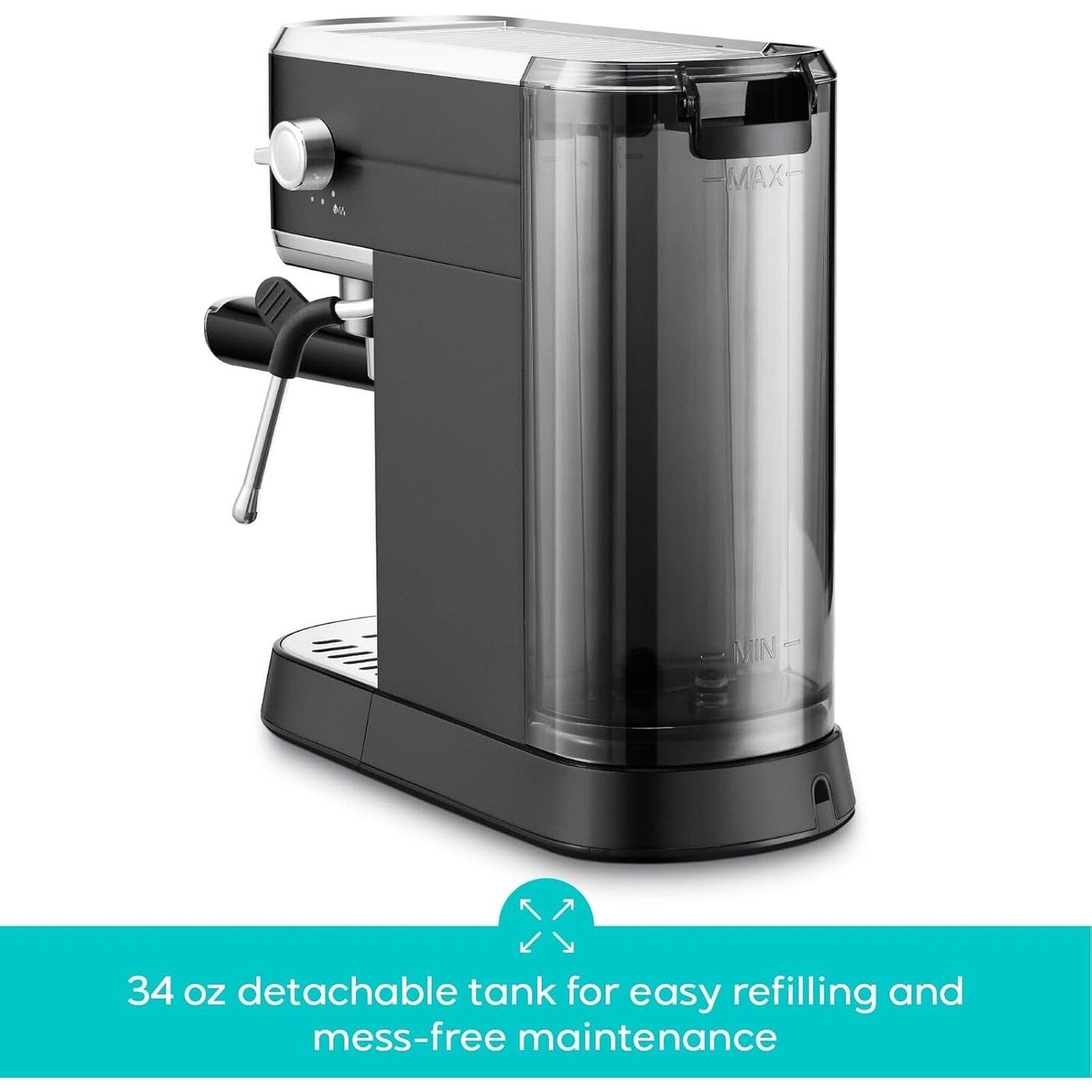 CASABREWS CM5418 Espresso Machine 20 Bar with Milk Frothing Steam Wand