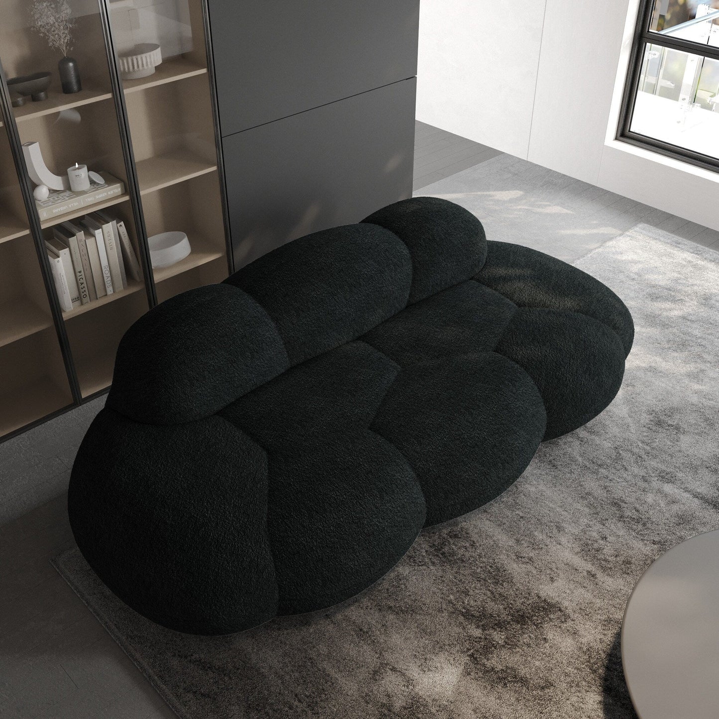 Cloud Shaped Couches for Living Room, Modern Comfy Compressed Sofa, Cloud Shaped Leisure Sofa for Bedroom, Apartment