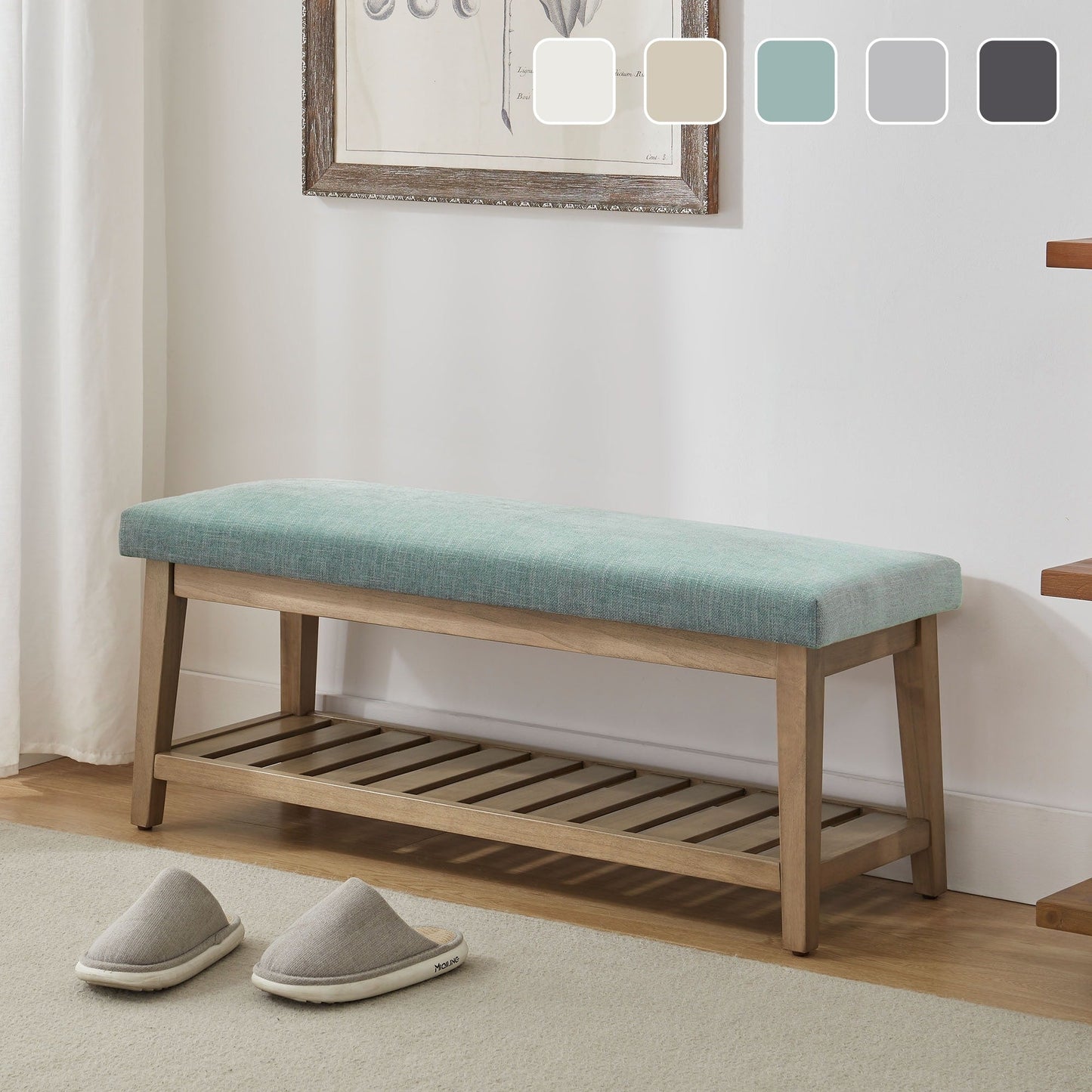 Entryway Shoe Bench Storage Bench Upholstered Bench