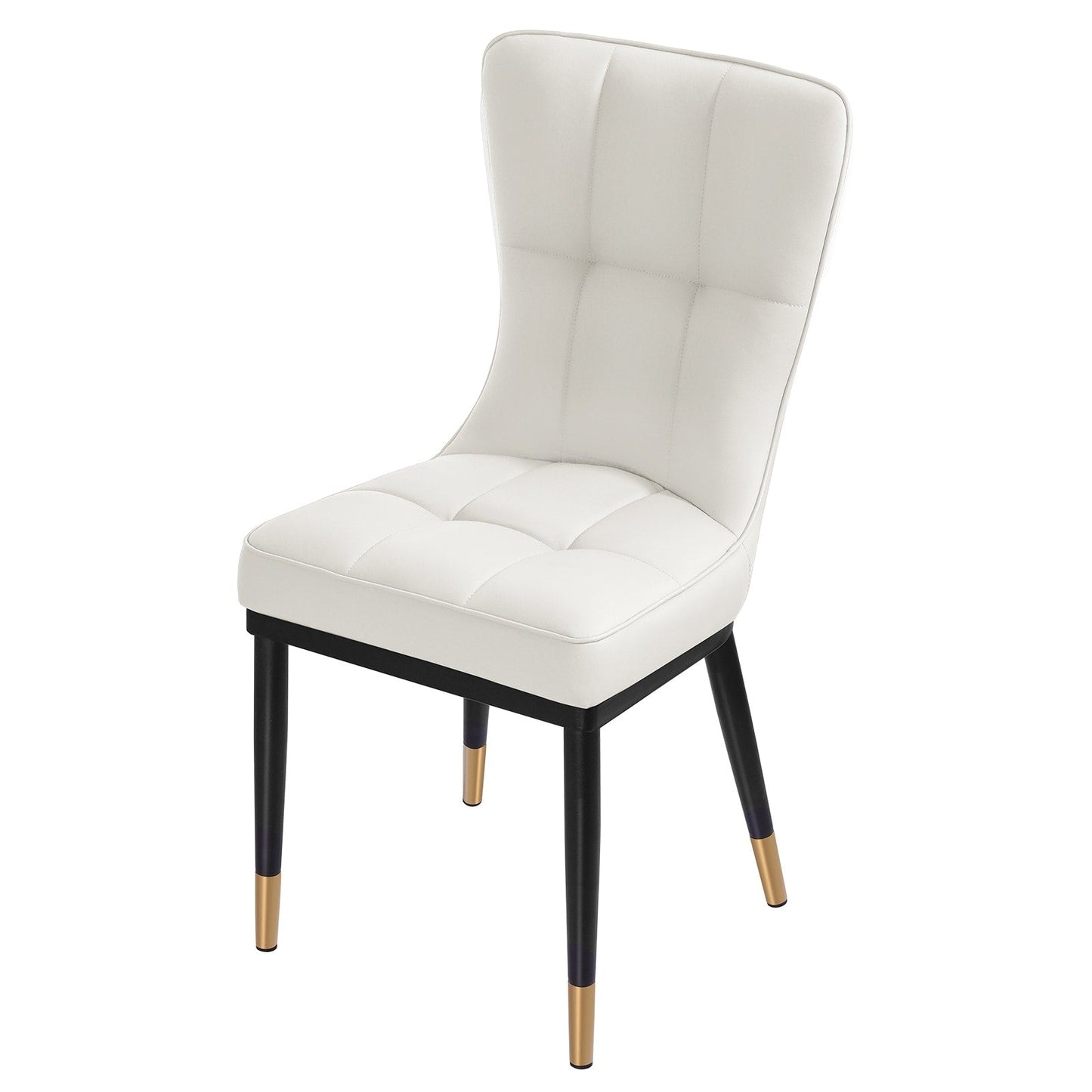 Faux Leather Upholstered Dining Chairs Set of 2/4