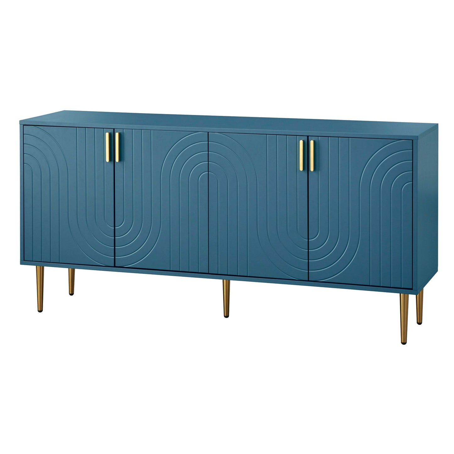 Lifestorey Tabaria Mid-Century Four Door Sideboard/Buffet