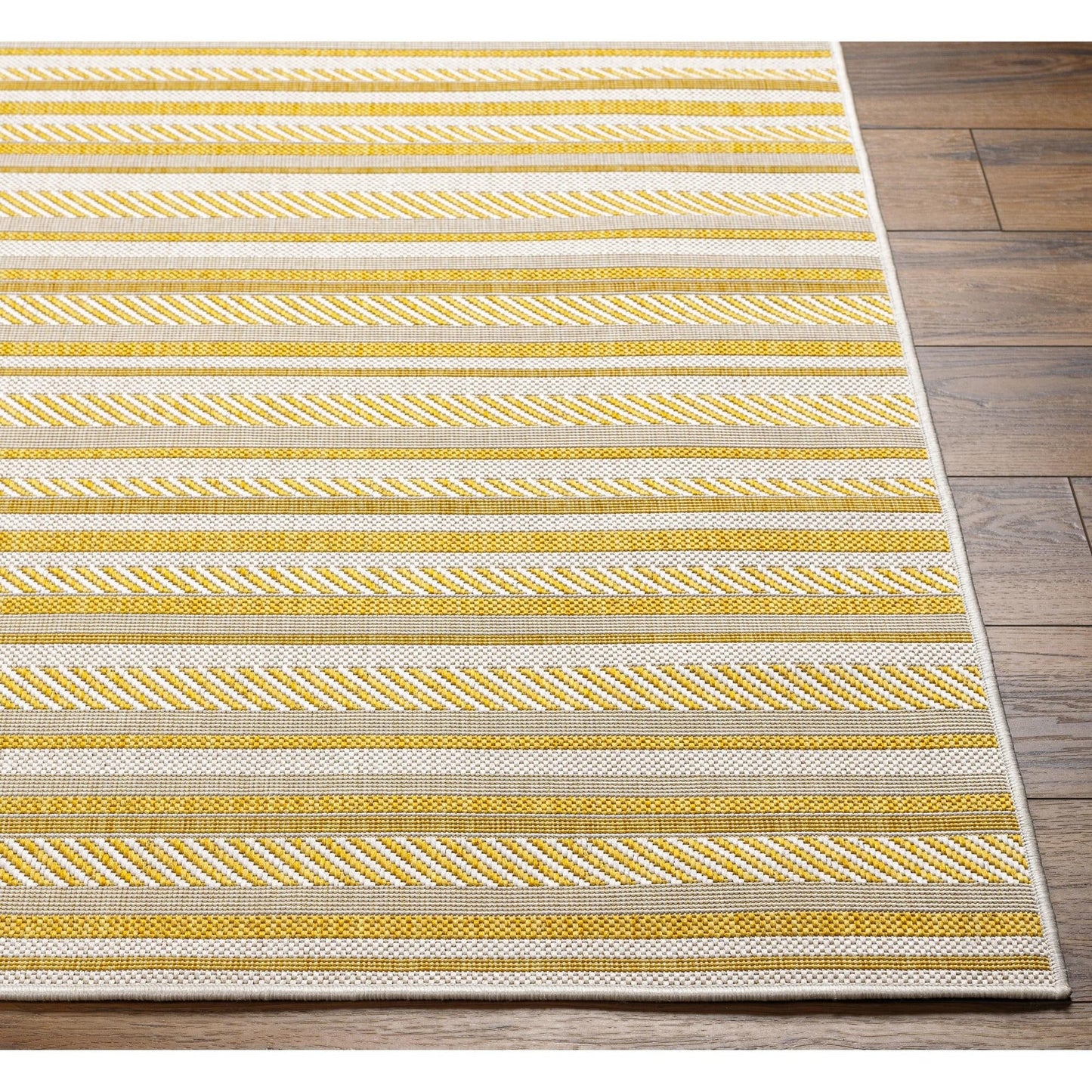 Livabliss Eagean Bohemian Stripe Outdoor Area Rug