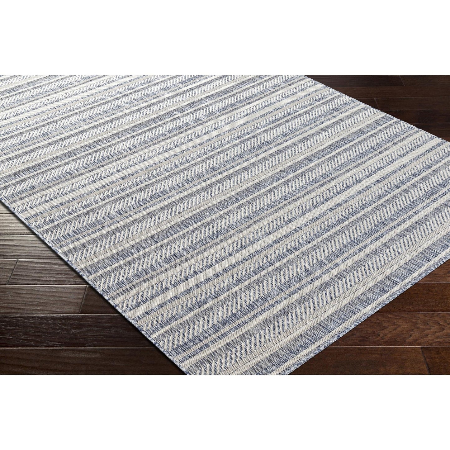 Livabliss Eagean Bohemian Stripe Outdoor Area Rug