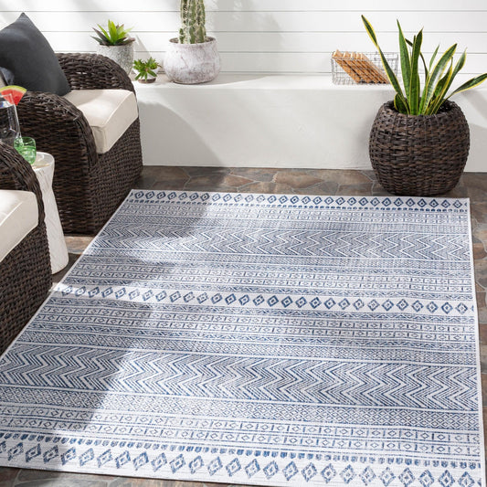 Livabliss Eagean Bohemian Tribal Outdoor Area Rug