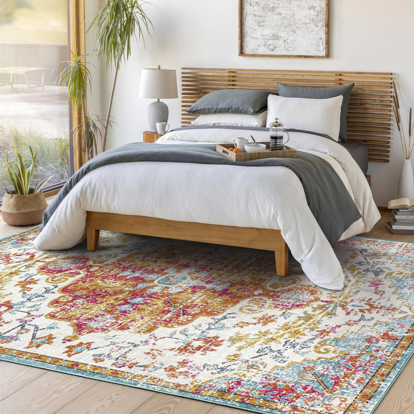 Livabliss Harput Updated Traditional Medallion Area Rug