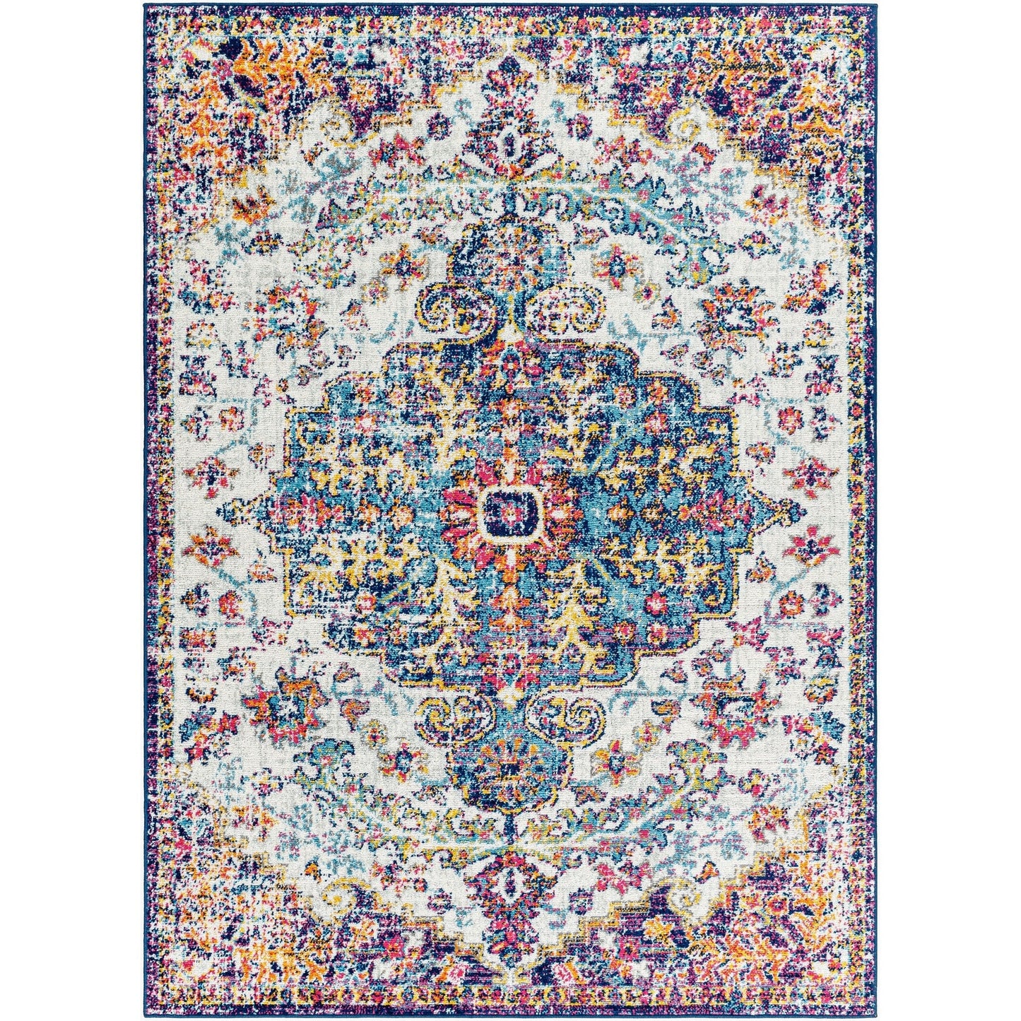 Livabliss Harput Updated Traditional Medallion Area Rug