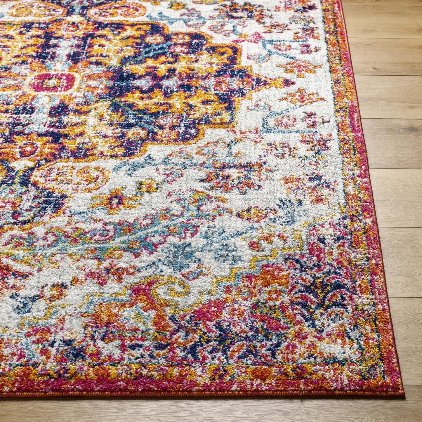Livabliss Harput Updated Traditional Medallion Area Rug