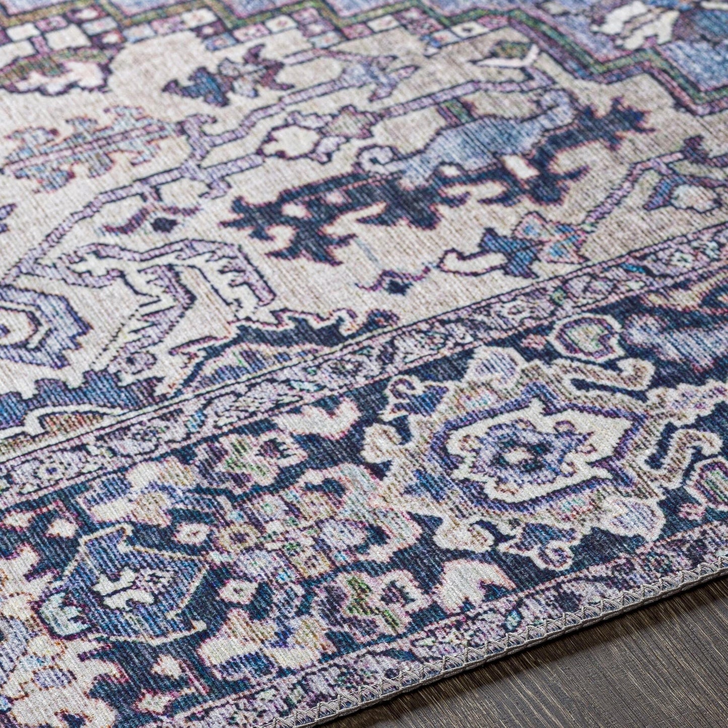 Livabliss Iris Updated Traditional Medallion Area Rug
