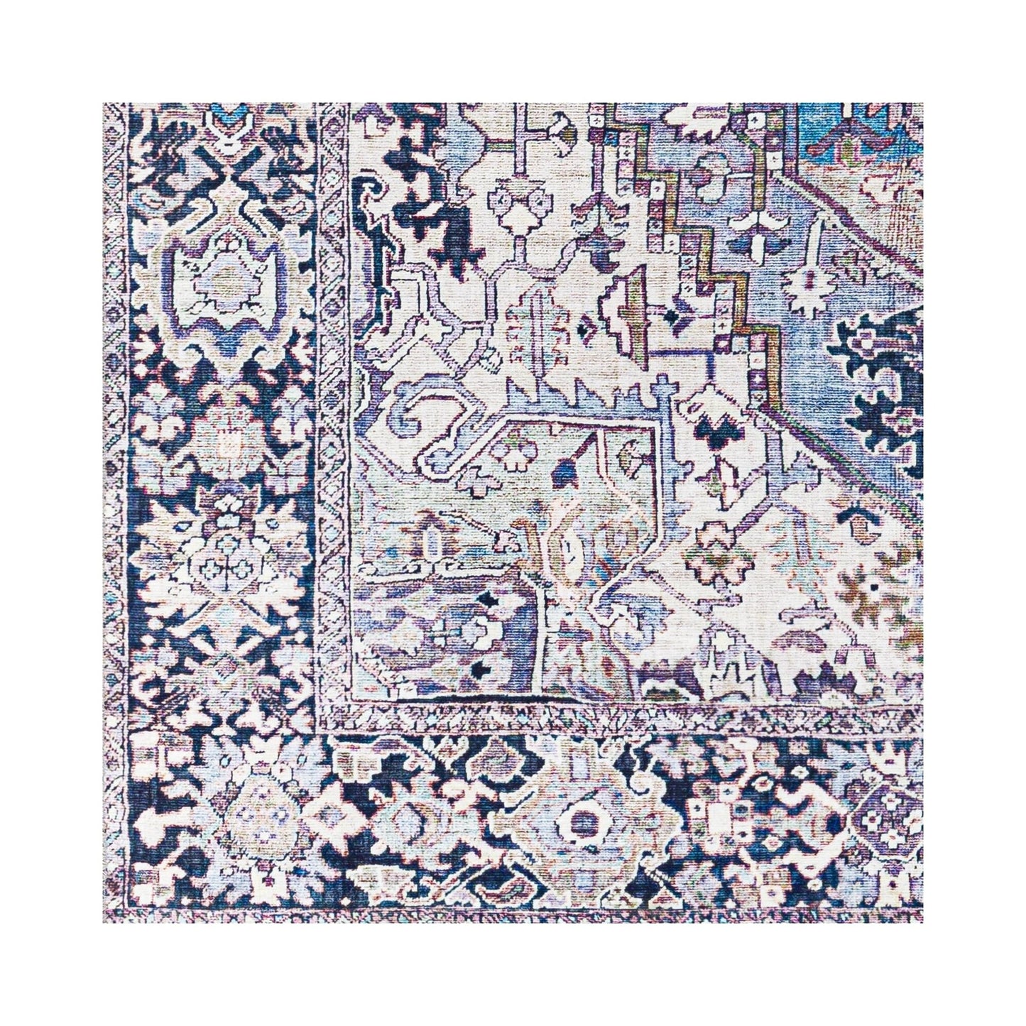 Livabliss Iris Updated Traditional Medallion Area Rug