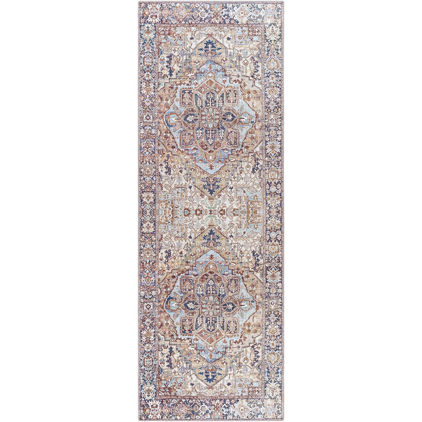 Livabliss Iris Updated Traditional Medallion Area Rug