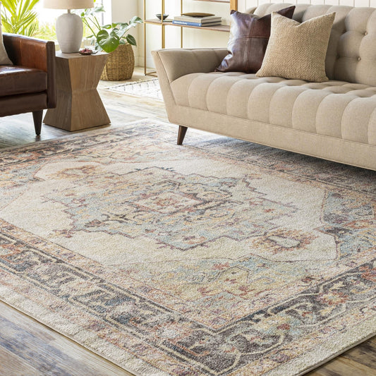 Livabliss New Mexico Updated Traditional Medallion Area Rug