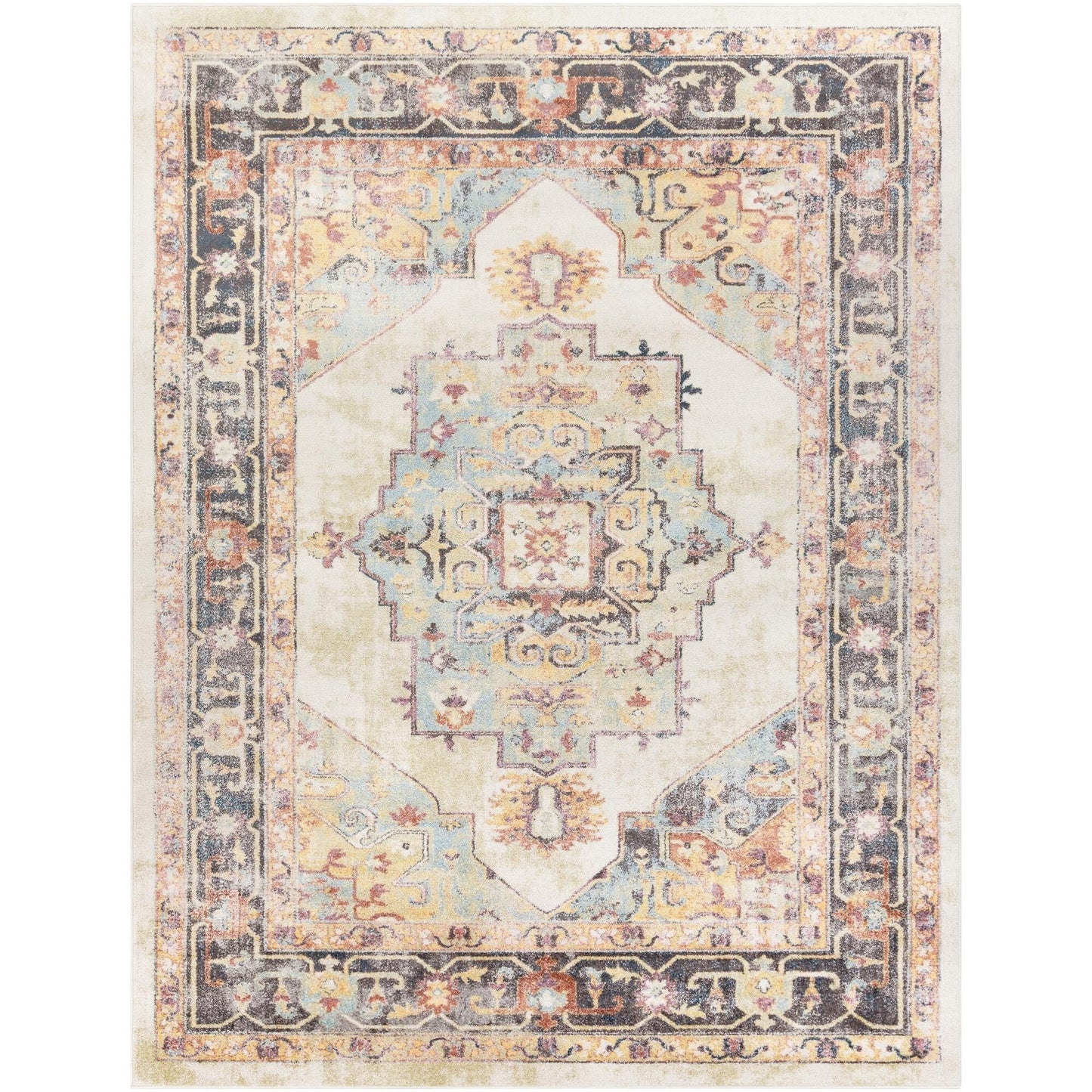 Livabliss New Mexico Updated Traditional Medallion Area Rug