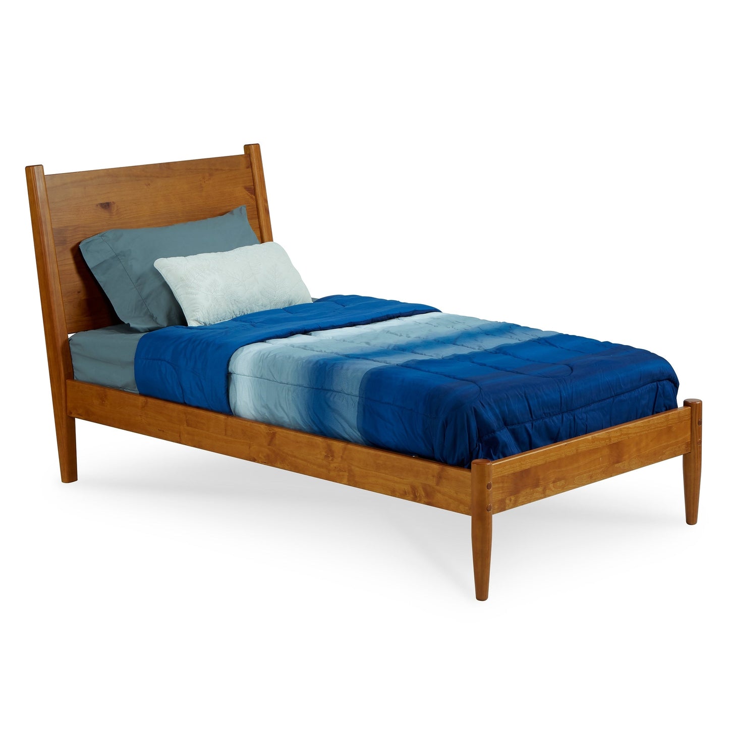Mid-Century Panel Bed