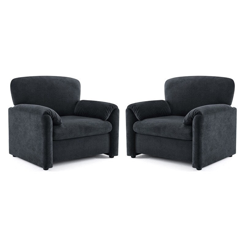 Modern Elephant Ears Armchair Accent Sofa Comfortable Seating for Living Room & Bedroom