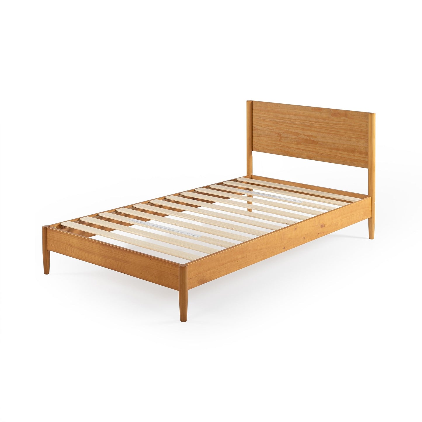 Priage by ZINUS Mid Century Wood Platform Bed Frame