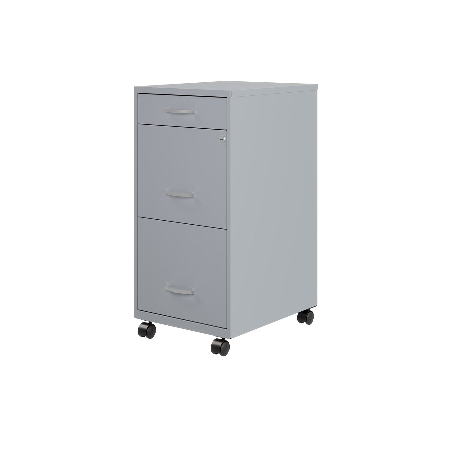 Space Solutions 18 Deep 3 Drawer Metal File Cabinet