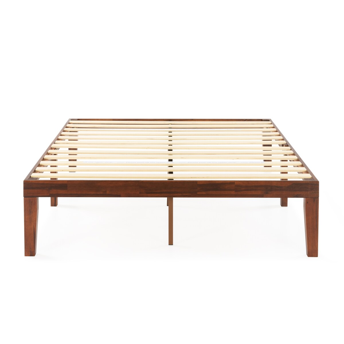 16 Inch Classic Solid Wood Platform Bed Frame in Multiple Finishes