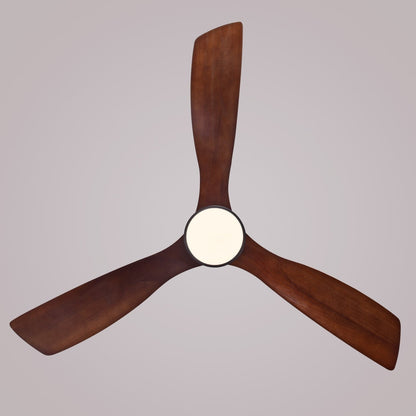 Sofucor 52 Indoor Wood Ceiling Fan Light with Remote, Integrated Light Optional