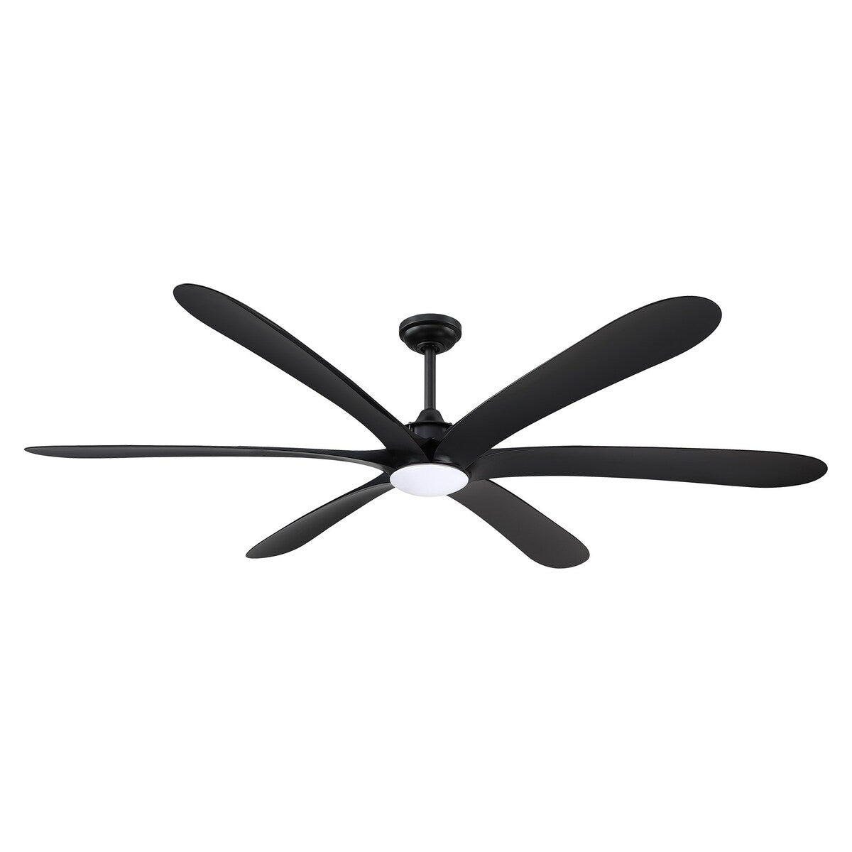 72-inch Driftwood 6-Blade Large DC Ceiling Fan with Light and Remote