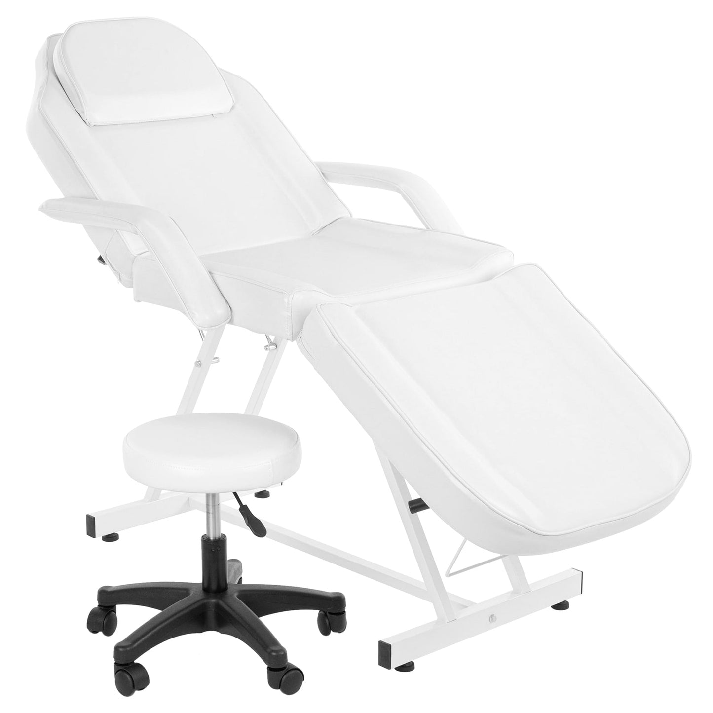 73 Adjustable Beauty Salon Spa Massage Bed Tattoo Chair with Stool