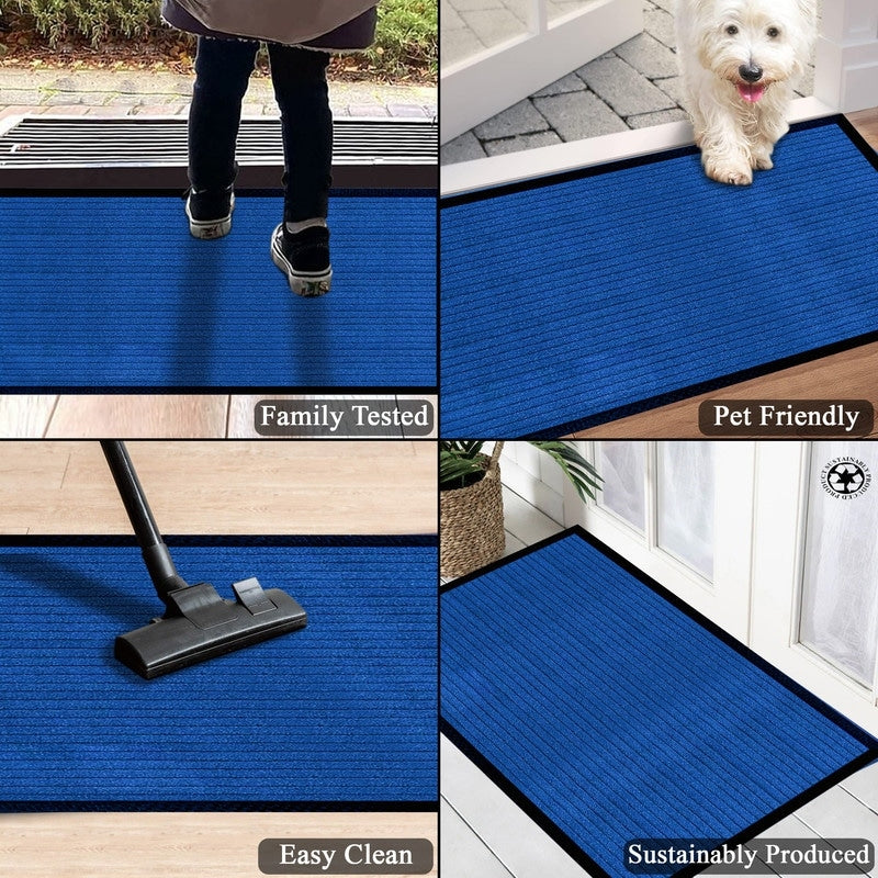 A1HC New Durable and Versatile Polypropylene Rubber Door Mat All Weather Inside Outside Door Mat