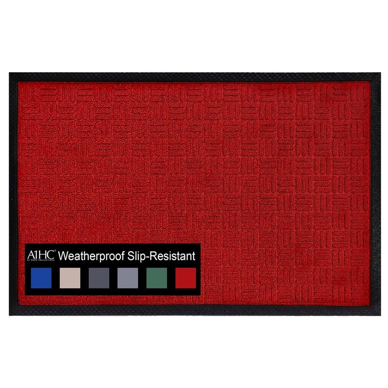 A1HC New Durable and Versatile Polypropylene Rubber Door Mat All Weather Inside Outside Door Mat