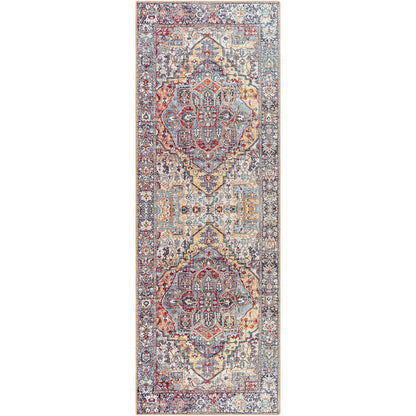 Livabliss Adenia Vintage Medallion Printed Area Rug