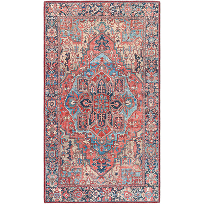 Livabliss Adenia Vintage Medallion Printed Area Rug