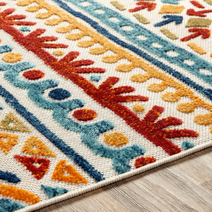 Livabliss Aldine Vibrant Boho Indoor/ Outdoor Area Rug