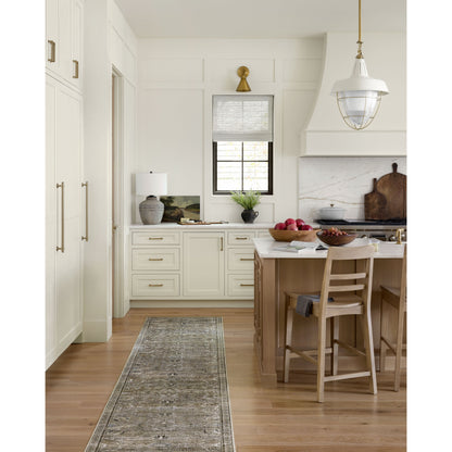 Alexander Home Isabelle Shabby Chic Vintage Distressed Printed Area Rug