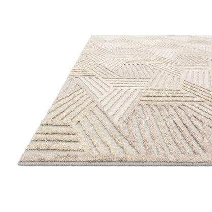 Alexander Home Kanarra Hand-Tufted Geometric Modern Wool Area Rug