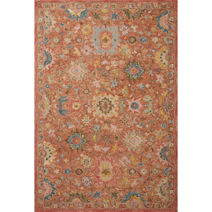 Alexander Home Megan Floral Hand-Hooked 100% Wool Area Rug
