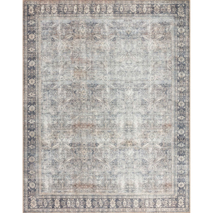 Alexander Home Sophia Distressed Grey Oriental Area Rug