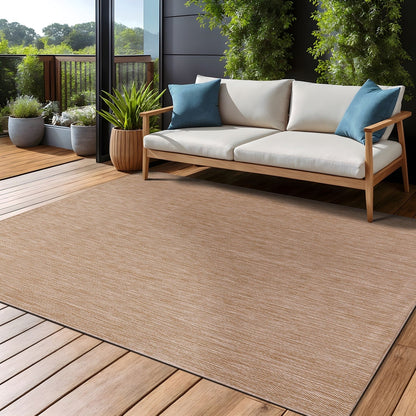 Aloha Washable Solid Indoor Outdoor Area Rug Patio Deck Living Room