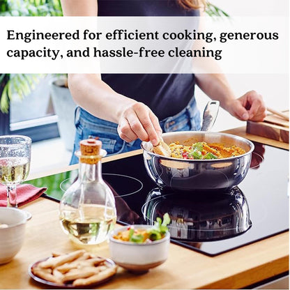 Alva Maestro 5-Ply Stainless Steel Saucier Pan - 1.6 Qt. Non-Toxic