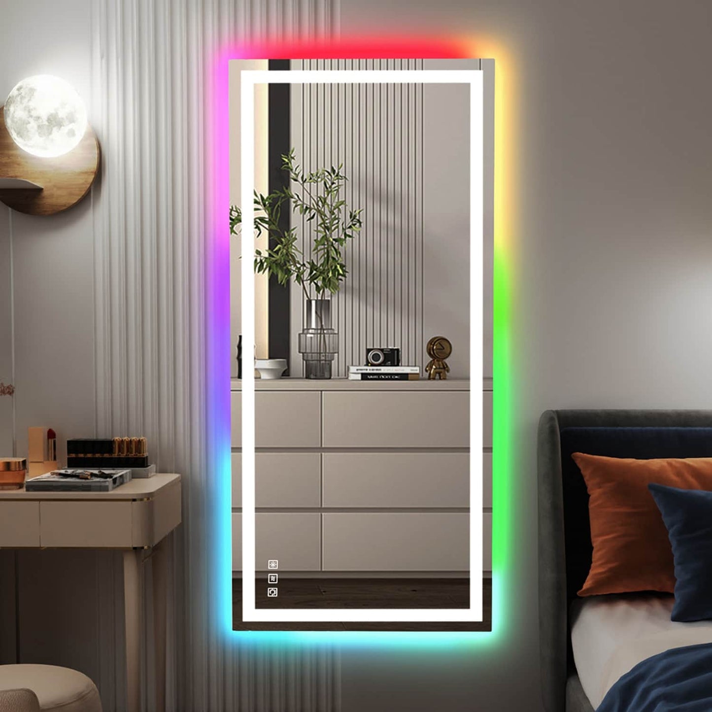 Anti-Fog RGB Backlit & LED Frontlit Bathroom Mirror