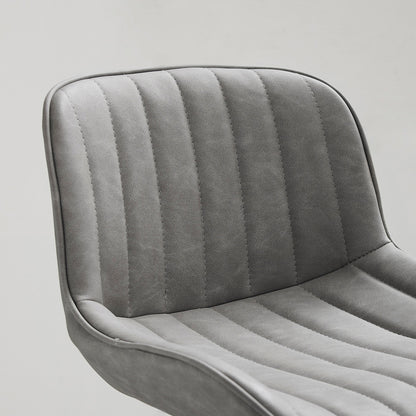 Art Leon Adjustable Height Swivel Barstool, Set of 2