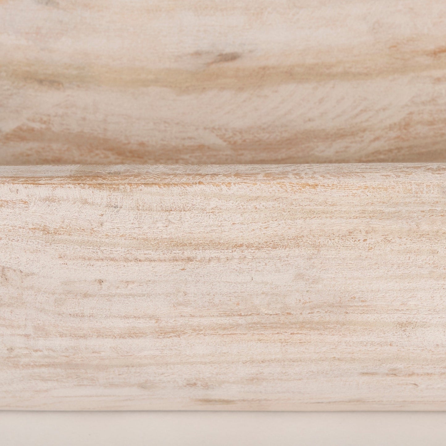 Athena Extra Large Oblong Black-Brown Reclaimed Wood Bowl - 26.0L x 10.0W x 7.0H