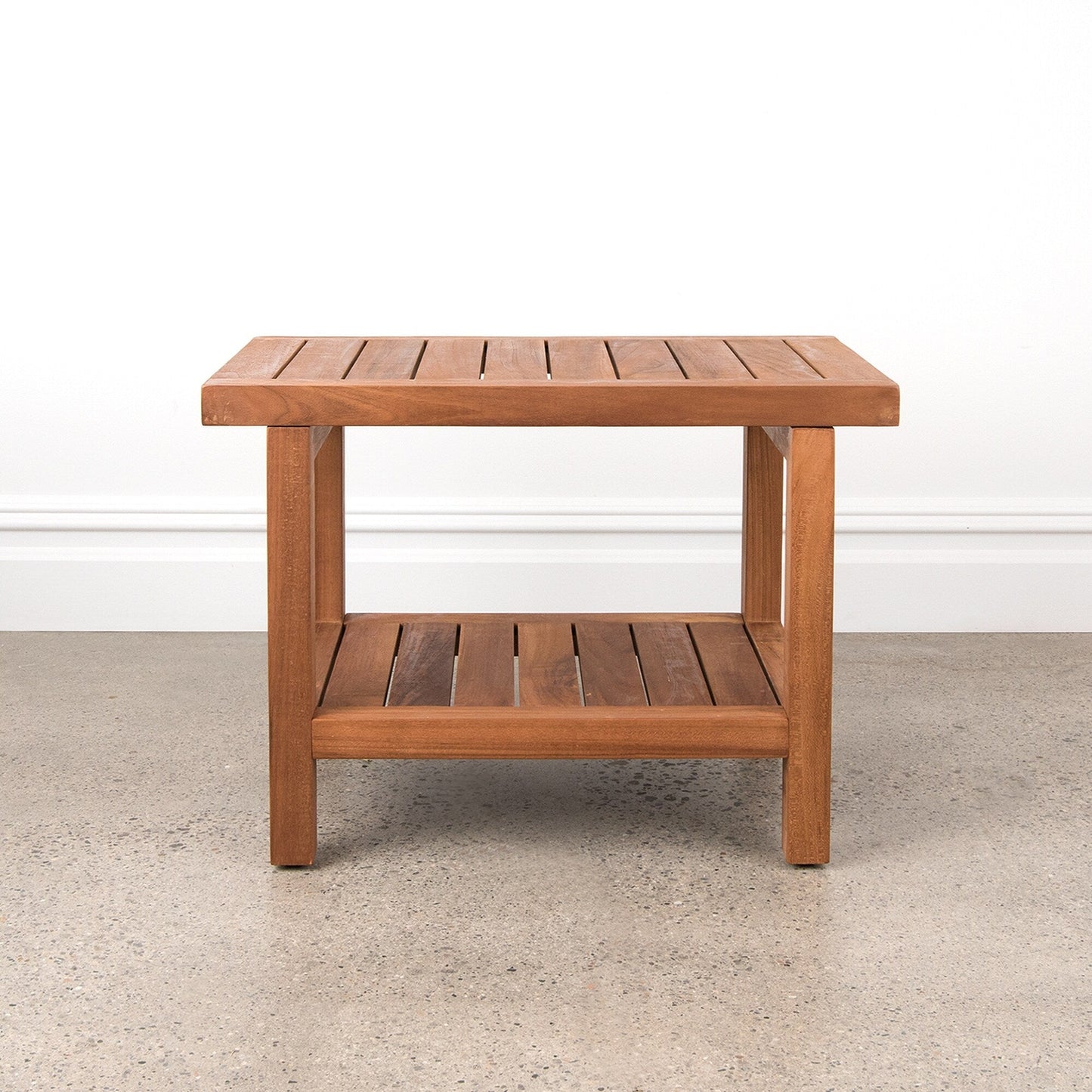 Aurora Home Indonesian Teak Shower Table/Bench