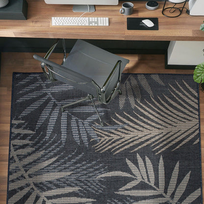 Bahama Palm Frond Indoor/Outdoor Area Rug