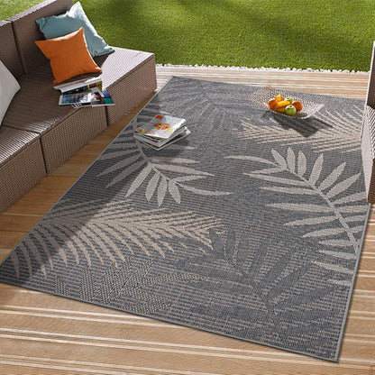 Bahama Palm Frond Indoor/Outdoor Area Rug