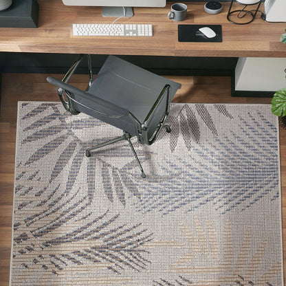 Bahama Palm Frond Indoor/Outdoor Area Rug