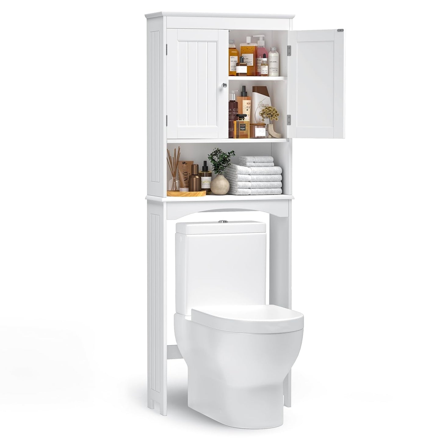 Bathroom Storage Cabinet, Toilet Storage Cabinet, Bathroom Shelf Over The Toilet, Space Saver Toilet