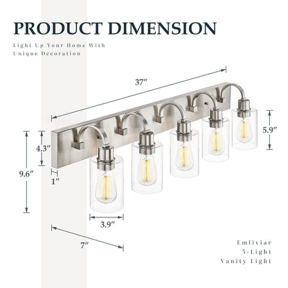 Bathroom Vanity Light Fixtures - Farmhouse Wall Light for Bathroom