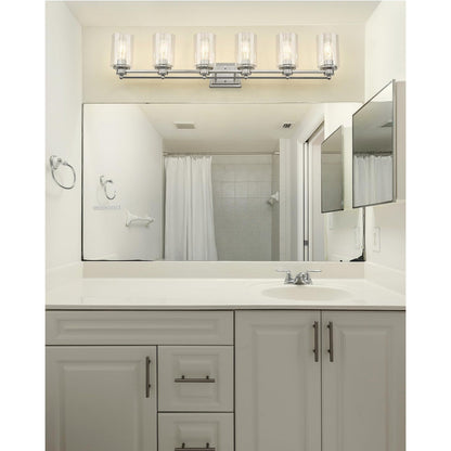 Bathroom Vanity Light,Wall Sconce Lamp Over Mirror with Clear Glass Shade