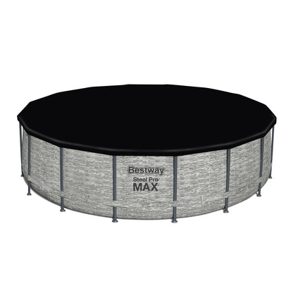 Bestway Steel Pro MAX Round Above Ground Swimming Pool with Pump & Cover
